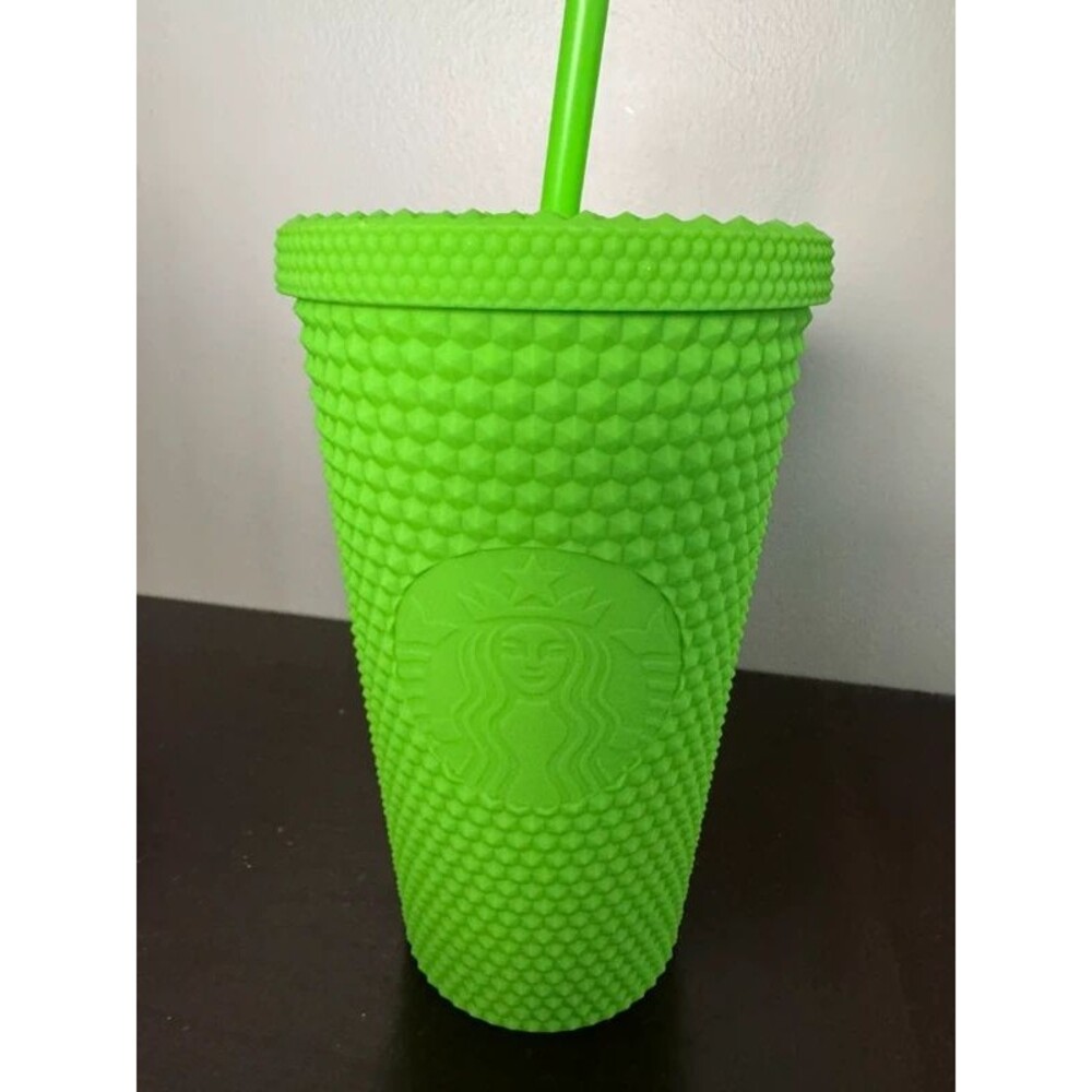 Starbucks Grande Green Spiked Cup Straw